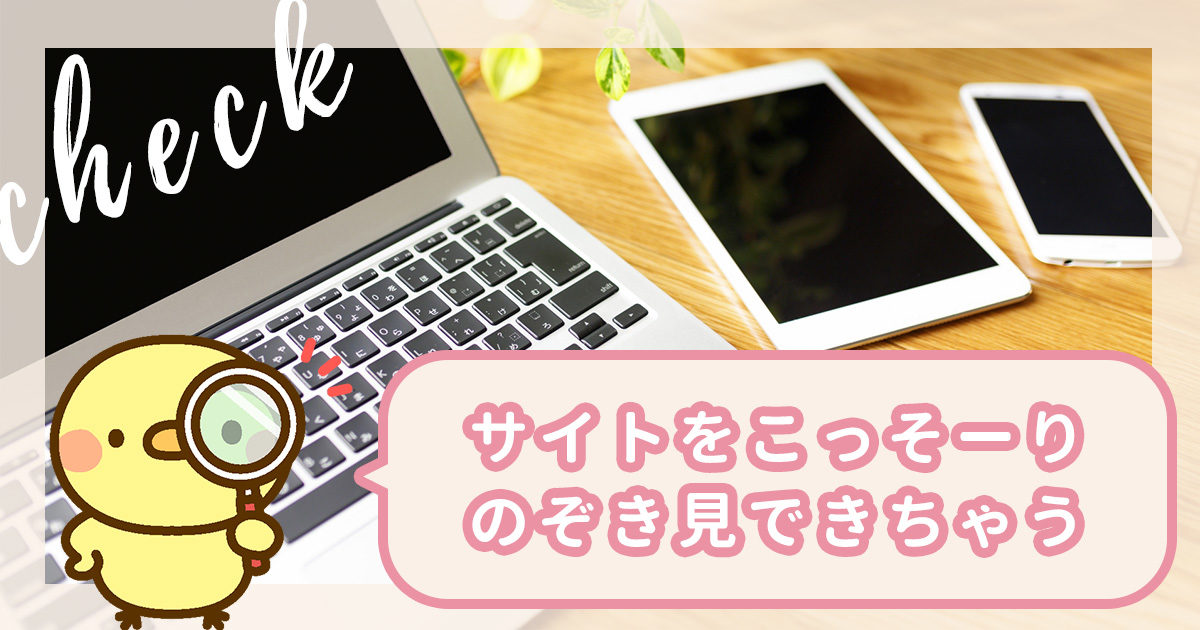 このサイト 何で作っているんだろう という時にサクッと調べる方法 京丹後市 与謝野町 ホームページ制作 ママチュデザイン